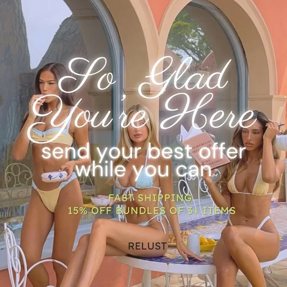 HOUSE OF CB Mawi Terracotta Rust Bikini Set XS - Picture 14 of 14